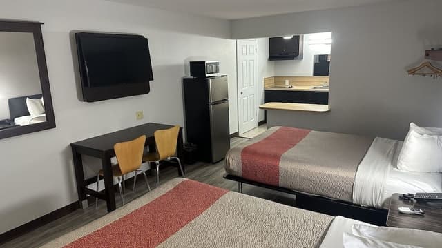 Standard Room, 2 Queen Beds, Non Smoking, Refrigerator & Microwave