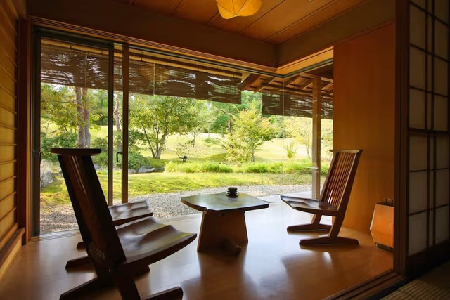 Japanese Style Room with Open-air Bath, Annex Building