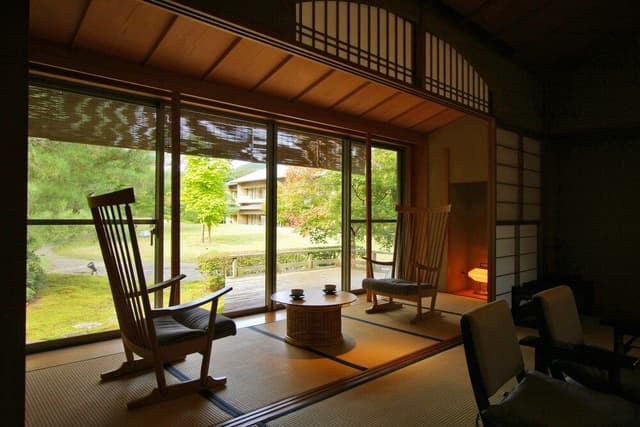 Japanese Style Room with Open-air Bath, Annex Building