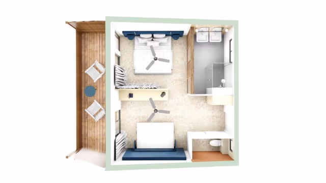 Junior suite with terrace