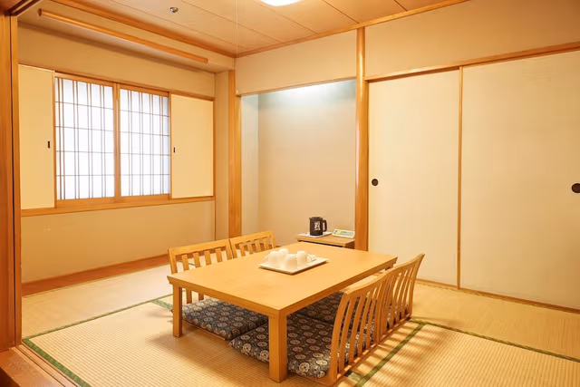 Twin Room with Tatami [Japanese-Western style Room](39 sqm), Non Smoking