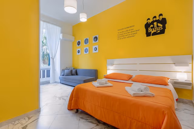 Deluxe Double Room, 1 Queen Bed with Sofa bed, Private Bathroom, Garden Area