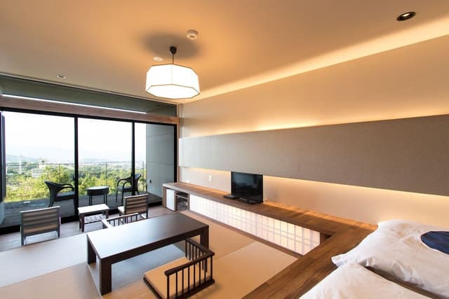 Japanese Western Style Room with Half Open-air Bath, 1F