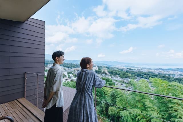 Japanese Western Style Room with Half Open-air Bath, 2F