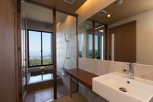 Japanese Western Style Room with Half Open-air Bath, 2F