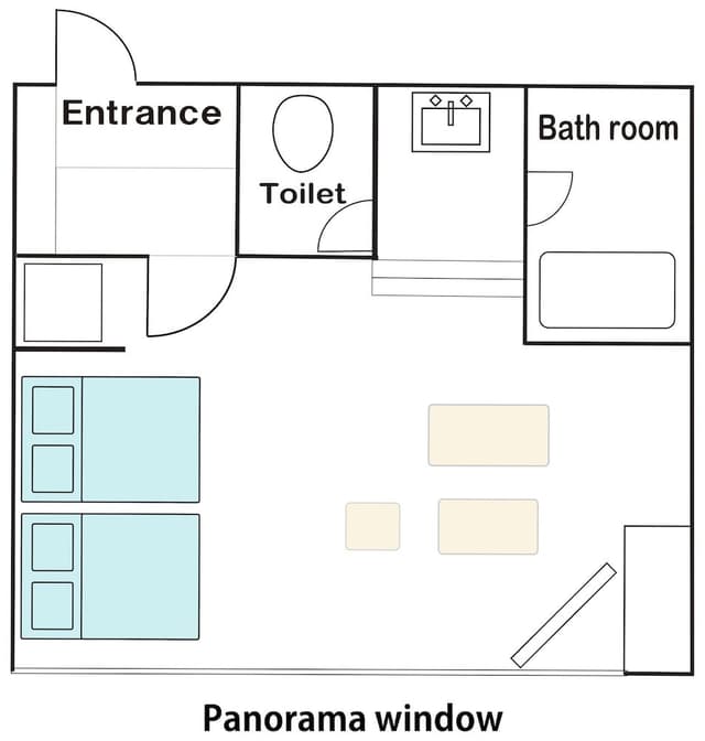 Luxury Twin Room, Non Smoking (206-BLISS)