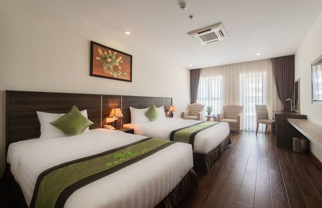 Senior Triple Room, Balcony, City View