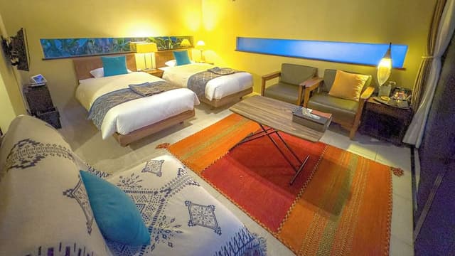 Twin Room, 2 Twin Beds, Balcony, Ocean View