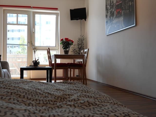 Studio, 1 Double Bed with Sofa bed, Balcony (incl. EUR 25 cleaning fee)