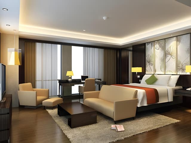 Premier Suite, Executive lounge access, 1 King, City view