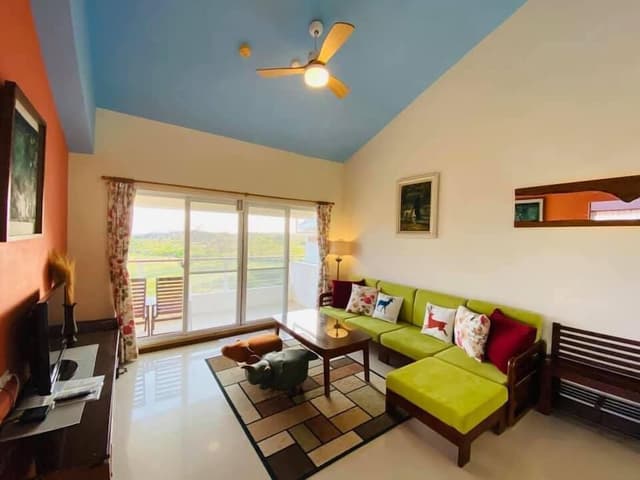 Luxury Family Room, 2 Bedrooms, Living room , Ocean View (1 double bed and 2 Japanese futons)