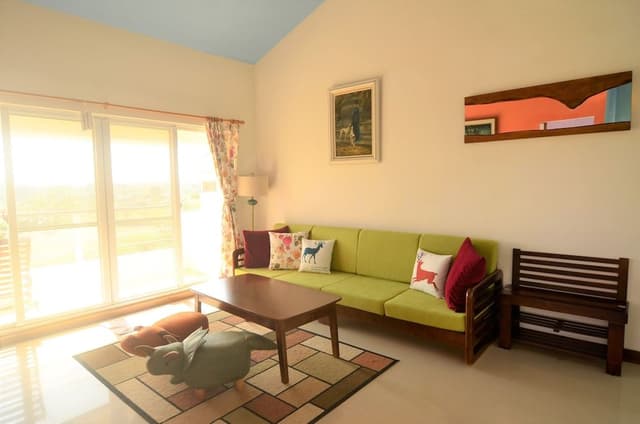 Luxury Family Room, 2 Bedrooms, Living room , Ocean View (1 double bed and 2 Japanese futons)