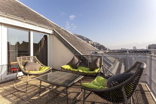 Superior Studio, 1 Double or 2 Twin Beds, Terrace, City View