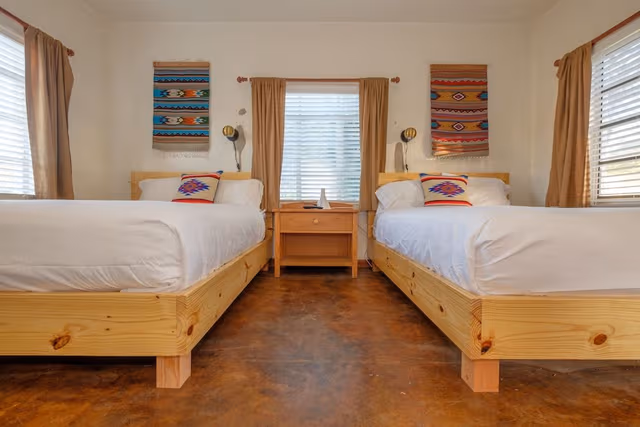 Suite, 2 Double Beds, Courtyard View, Courtyard Area