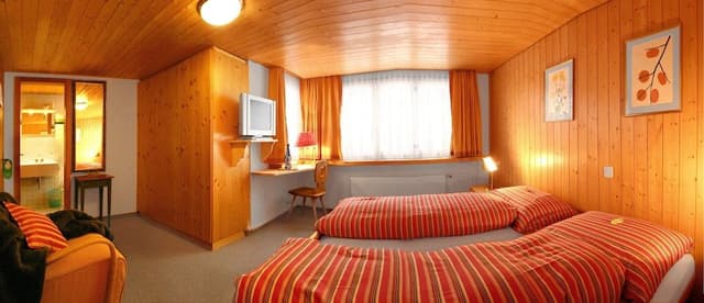 Basic Double or Twin Room, 2 Twin Beds, Mountain View