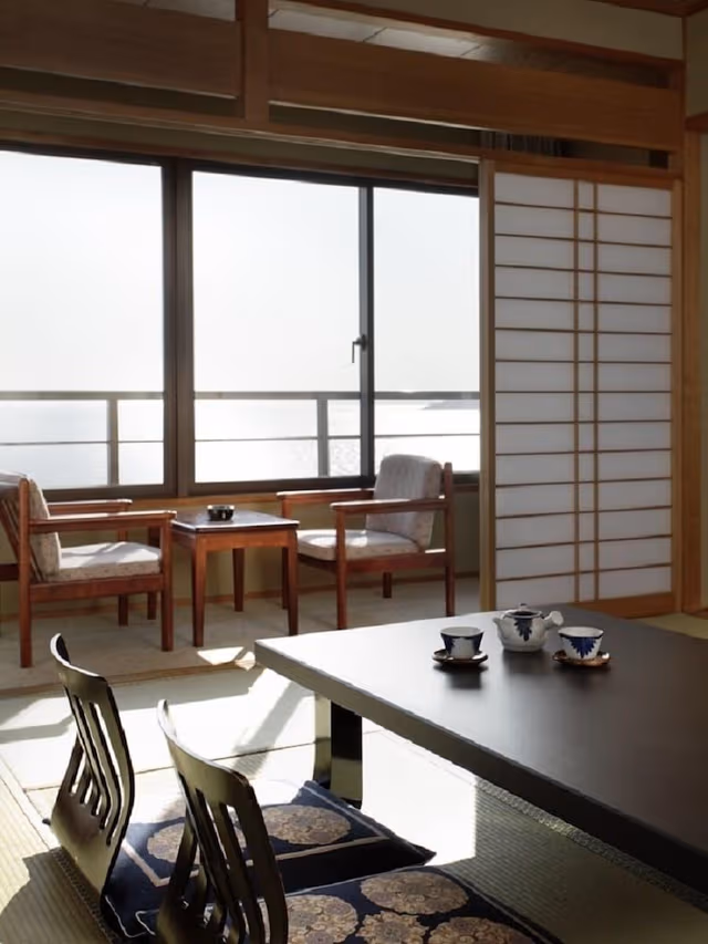 Ocean View Japanese-style Room with a Terrace (Half Board)
