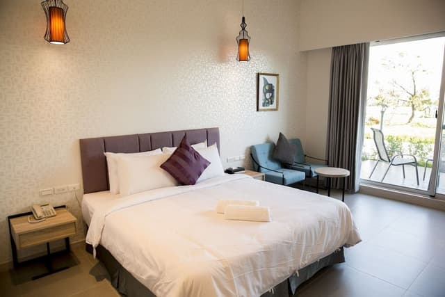 Standard Double Room, 1 Queen Bed, Balcony, Garden Area