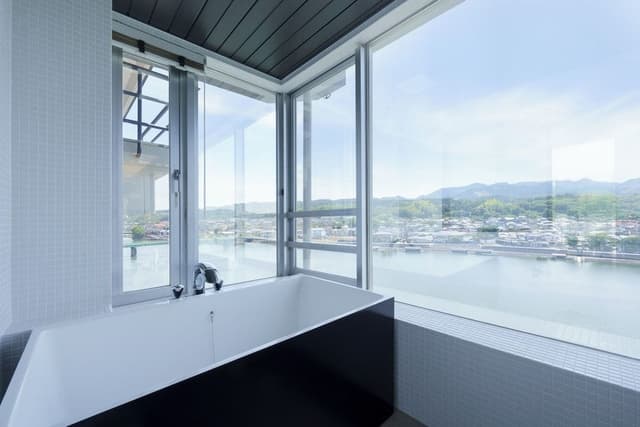 [River View] Premium Japanese Western Style Room 601, with Hot Spring / Semi-Open-air Bath