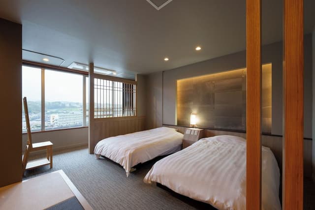 [River View] Premium Japanese Western Style Room 701, with Hot Spring / Semi-Open-air Bath