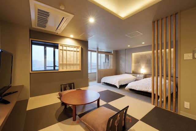 [River View] Premium Japanese Western Style Room 701, with Hot Spring / Semi-Open-air Bath
