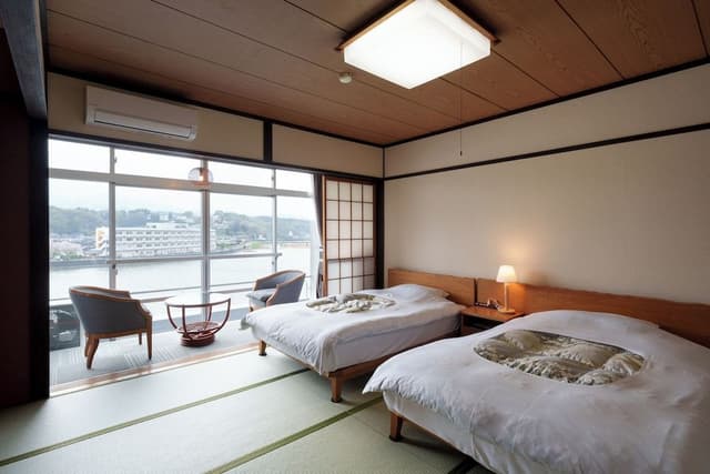 [River View]Moderate Japanese Style Room 10 tatami mats (38sqm/ 2 Semi-Double Beds)