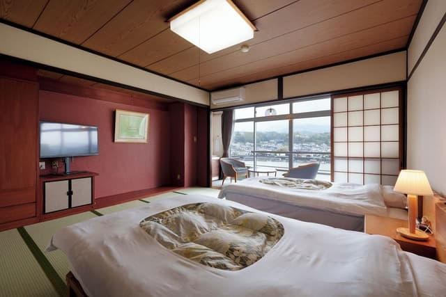 [River View]Moderate Japanese Style Room 10 tatami mats (38sqm/ 2 Semi-Double Beds)