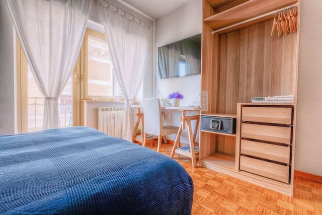 Double Room, 1 Queen Bed, Private Bathroom (External), Balcony Sea View