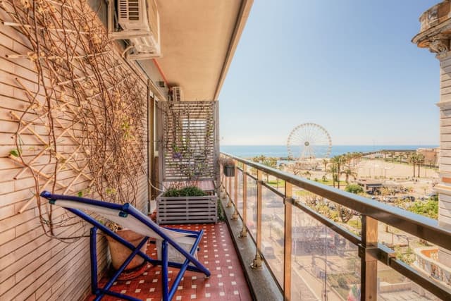 Double Room, 1 Queen Bed, Private Bathroom (External), Balcony Sea View