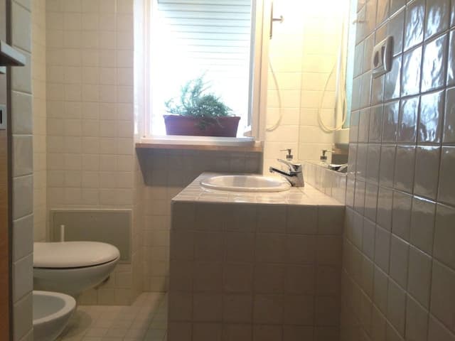Double Room, 1 Queen Bed, Private Bathroom (External), Balcony Sea View
