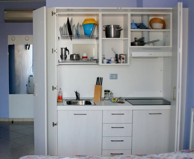 Double or Twin Room, Kitchenette, Garden View