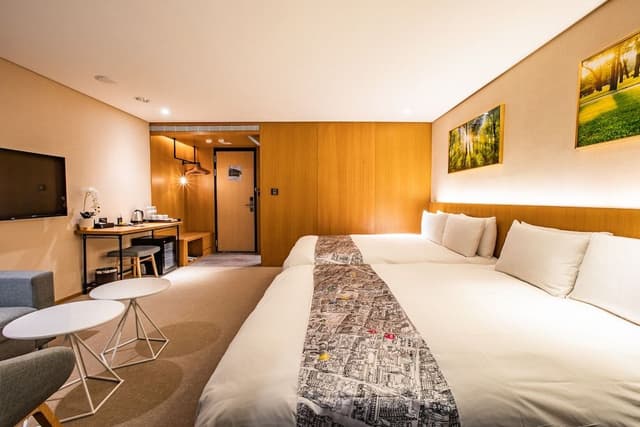 Quadruple Room, 2 Double Beds, Balcony