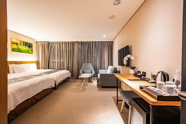 Quadruple Room, 2 Double Beds, Balcony