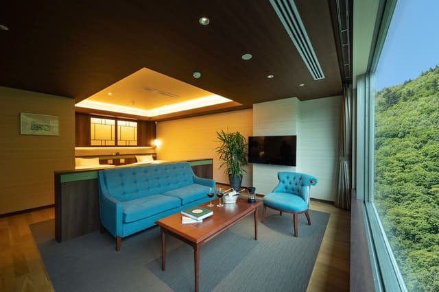 [View Floor] Luxury Room (Private Hot Spring with a view), Beef course dinner, Non Smoking