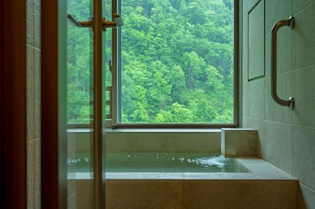 [View Floor] Luxury Room (Private Hot Spring with a view), Beef course dinner, Non Smoking