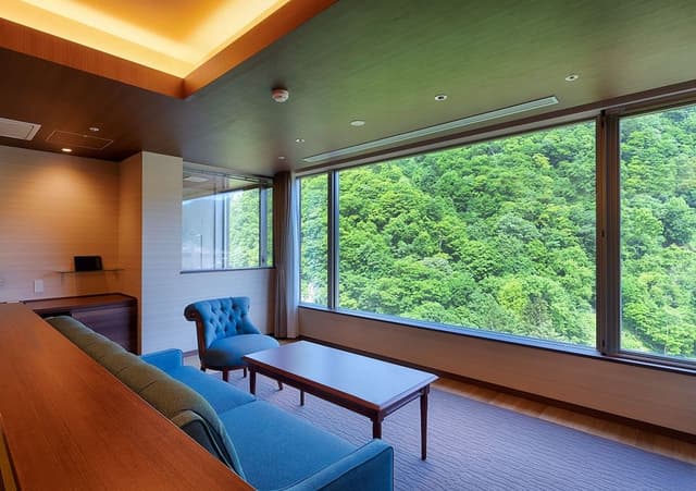 [View Floor] Luxury Room (Private Hot Spring with a view), Beef course dinner, Non Smoking