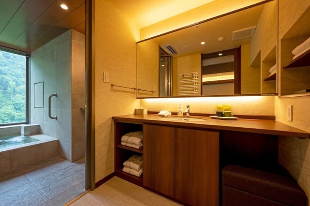 [View Floor] Luxury Room (Private Hot Spring with a view), Beef course dinner, Non Smoking
