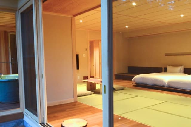 [TAKE-NO-NE] Japanese Style Open-air-bath Room, Bamboo view, Non Smoking