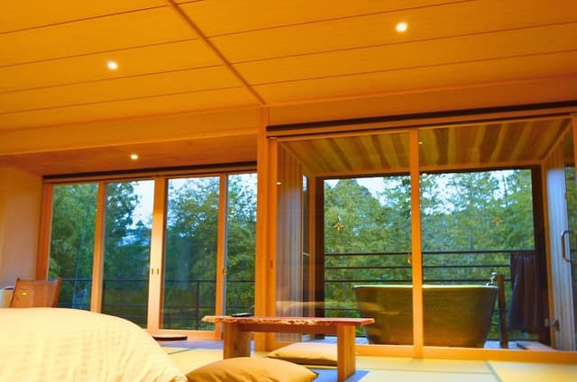 [TAKE-NO-NE] Japanese Style Open-air-bath Room, Bamboo view, Non Smoking