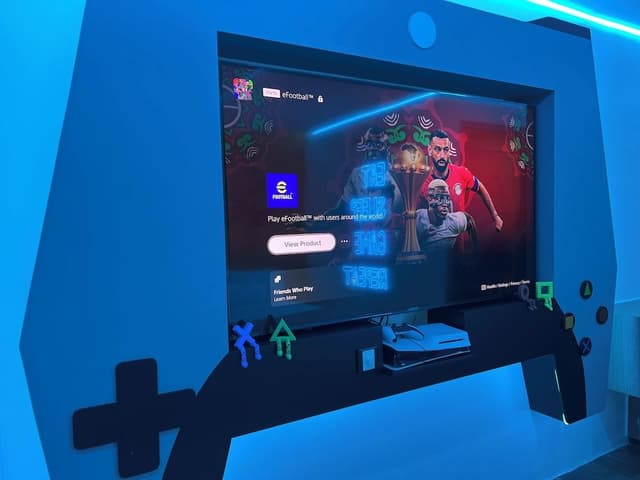 Family Game Room with PlayStation 5