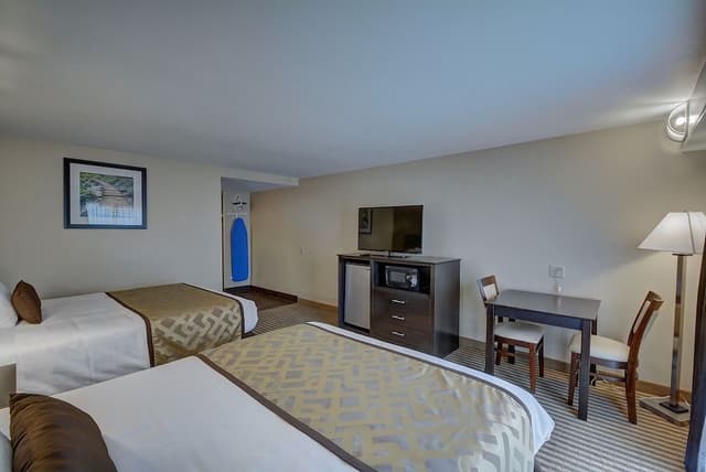 Standard Room, 2 Queen Beds, Refrigerator & Microwave