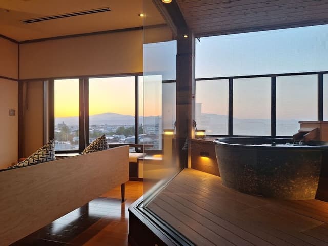 Tokinohana Hot Spring Western Suite with Open-Air Bath [Twin Room + Living Room + Open-Air Bath]