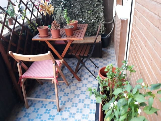 Basic Double Room, 1 Queen Bed, Shared Bathroom (Balcony)