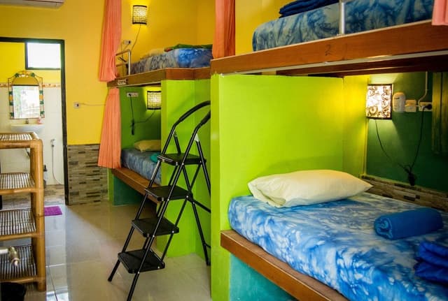 Economy Shared Dormitory, Mixed Dorm, Garden View