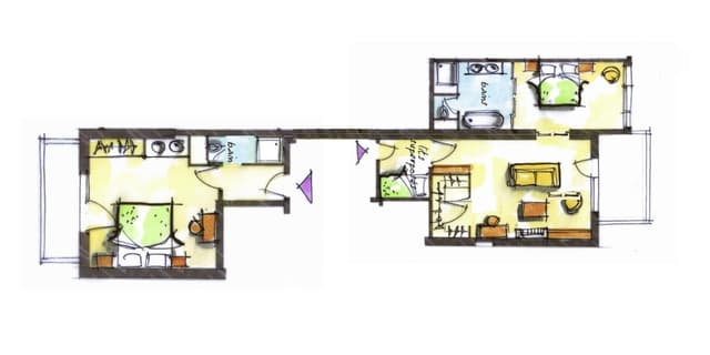 Interconnecting ~56+23m²