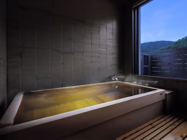Japanese Western-style room private hot spring bath, Non Smoking