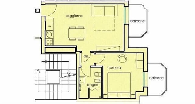 Apartment, 1 Bedroom, Terrace (4/5 pax)