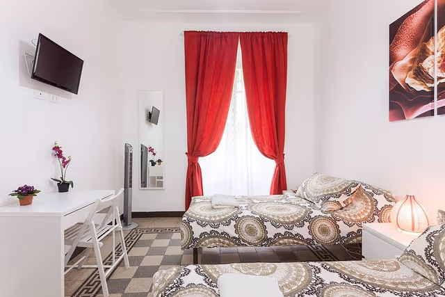 Twin Room, Shared Bathroom