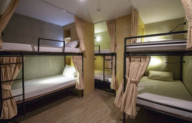 A Bed in Female Dormitory