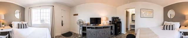 Room 1 - Queen & Double Room