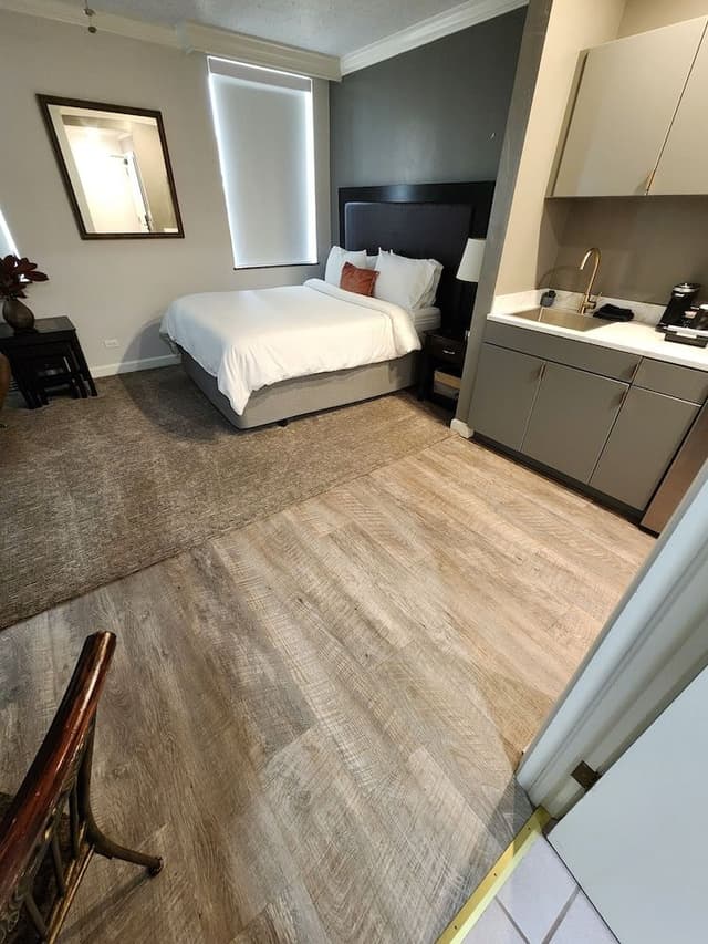 Comfort Studio, Bathtub Grab Bars, City View